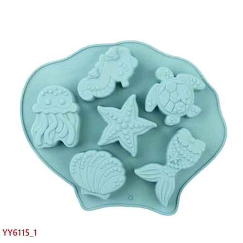 YY6115 Deniz Ürünleri Silikon Kalıp